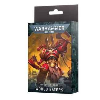 Games Workshop DATASHEET CARDS: WORLD EATERS (67-06)