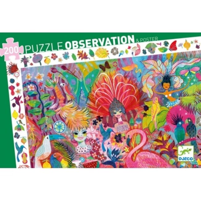 OBSERVATION PUZZLE - Carnaval de Rio  - 200 pcs