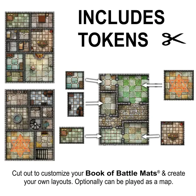 Big Book of Battle Mats Cells & Shrines