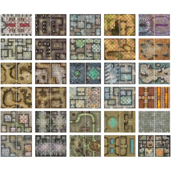 Big Book of Battle Mats Cells & Shrines