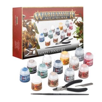 Games Workshop AOS PAINTS+TOOLS ENG/SPA/PORT/LATV/ROM