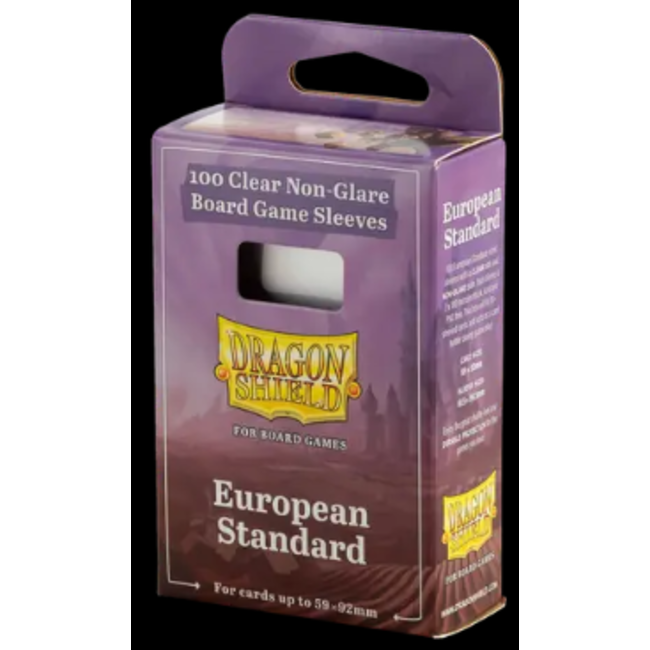 Dragon Shield Board Game Sleeves - European Standard (100 Sleeves)