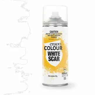 Games Workshop WHITE SCAR SPRAY PAINT (62-36)