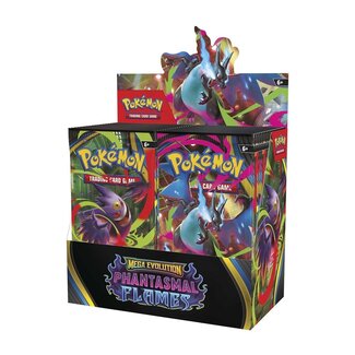 Pokémon Mega Evolution-Phantasmal Flames Booster Display Box