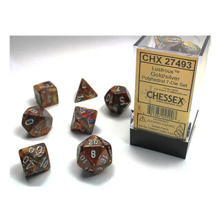 Lustrous Mini-hedral Gold/silver 7-Die set