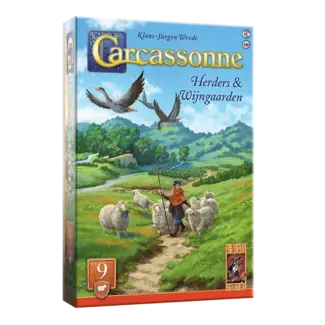 999 Games Carcassonne: Herders & Wijngaarden  Uitbreiding 9