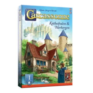 999 Games Carcassonne: Kathedralen & Herbergen Uitbreiding 1