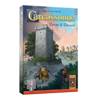 999 Games Carcassonne: Torens & Dieven  Uitbreiding 4
