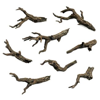 Green Stuff World 3D Printed - Plants & Vegetation - Broken Tree Branches