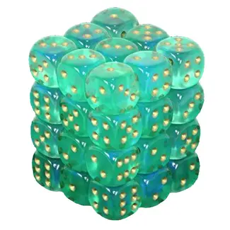 Copy of Luminary™ Sky/silver 12mm d6 Dice Block™ (36)