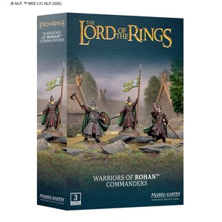 Games Workshop M-E SBG: WARRIORS OF ROHAN COMMANDERS