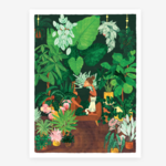 Poster: Plant Addict Lady 30x40cm