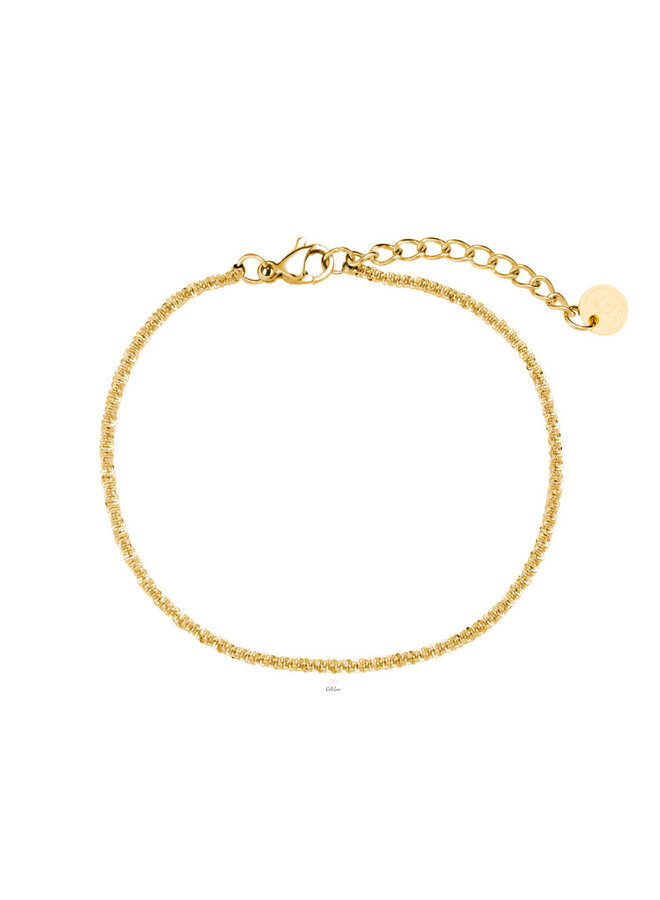 ROUND TWIST BRACELET - GOLD