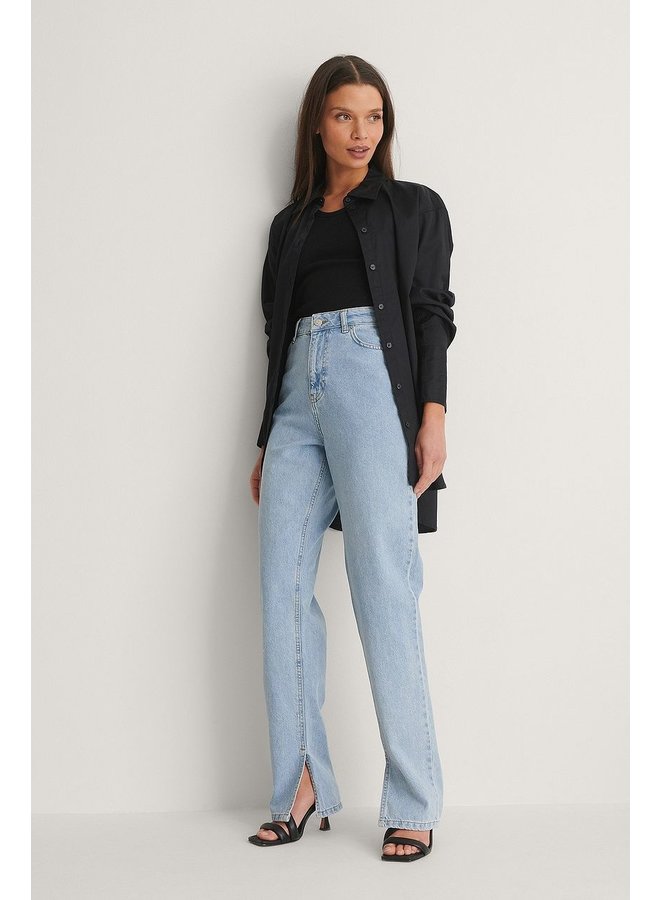 SIDE SLIT DENIM