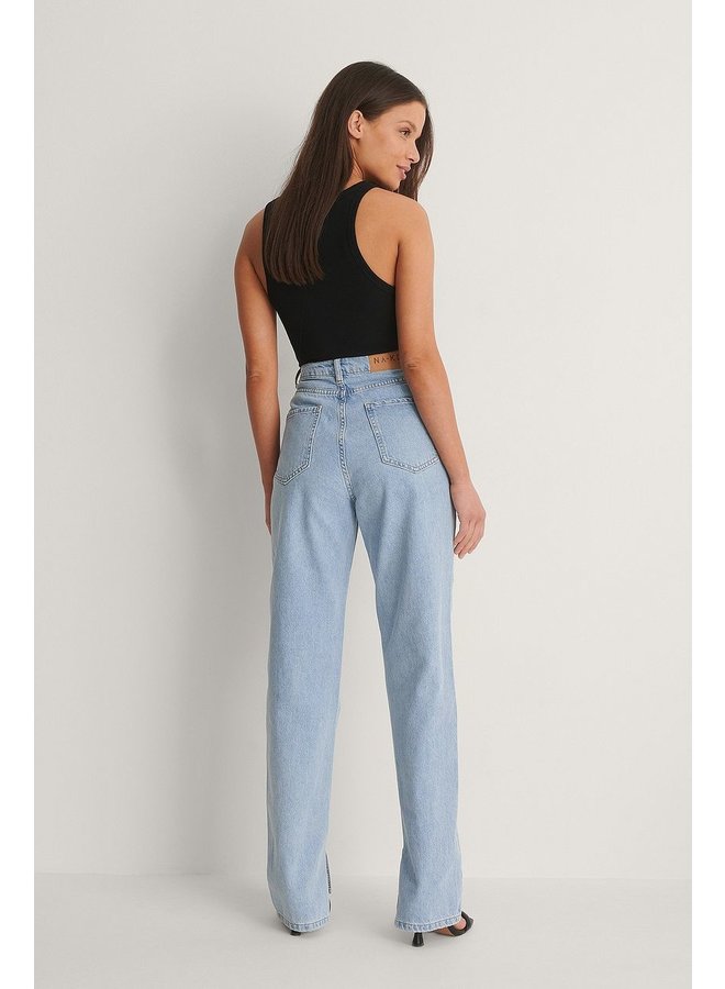 SIDE SLIT DENIM