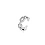 SHINING CHAIN EAR CUFF - SILVER