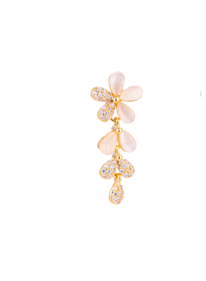 FLOWER LEAFS EARRING