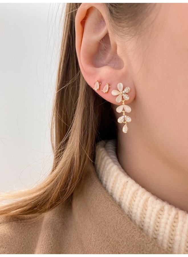 FLOWER LEAFS EARRING