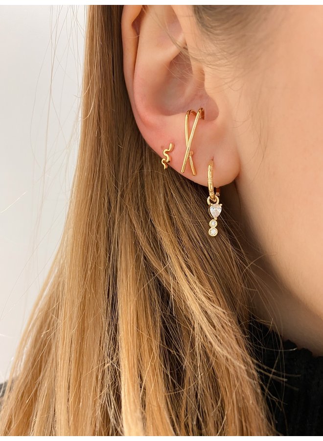 DIAMOND DROP EARRING