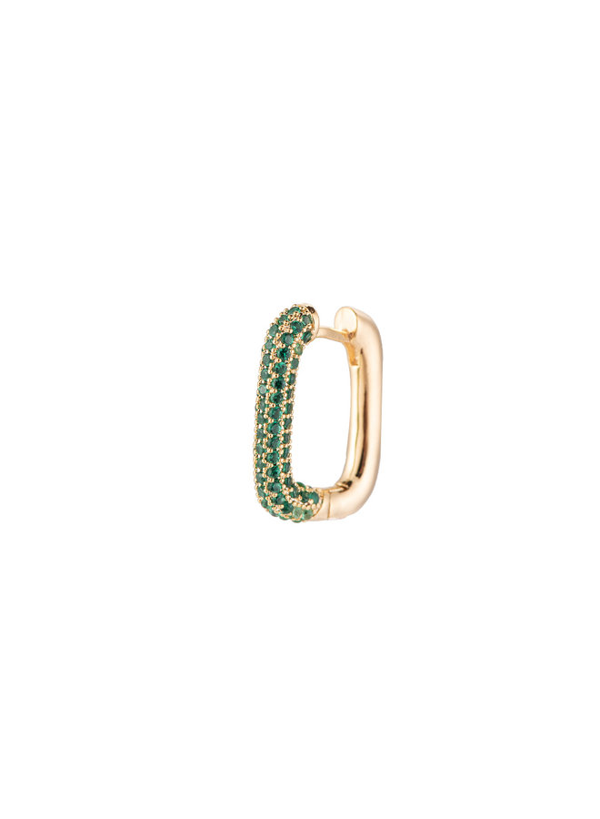 SQUARE HOOP GREEN