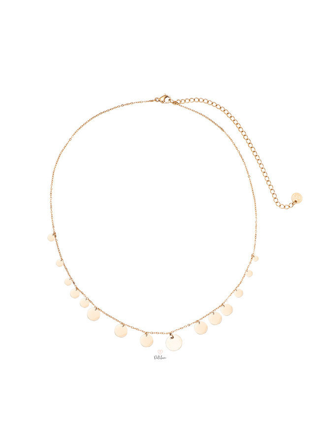 MULTIPLE PLATED NECKLACE - GOLD