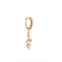 SNAKE PLATED EARRING - GOLD