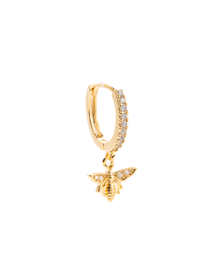 HONEYBEE PLATED EARRING