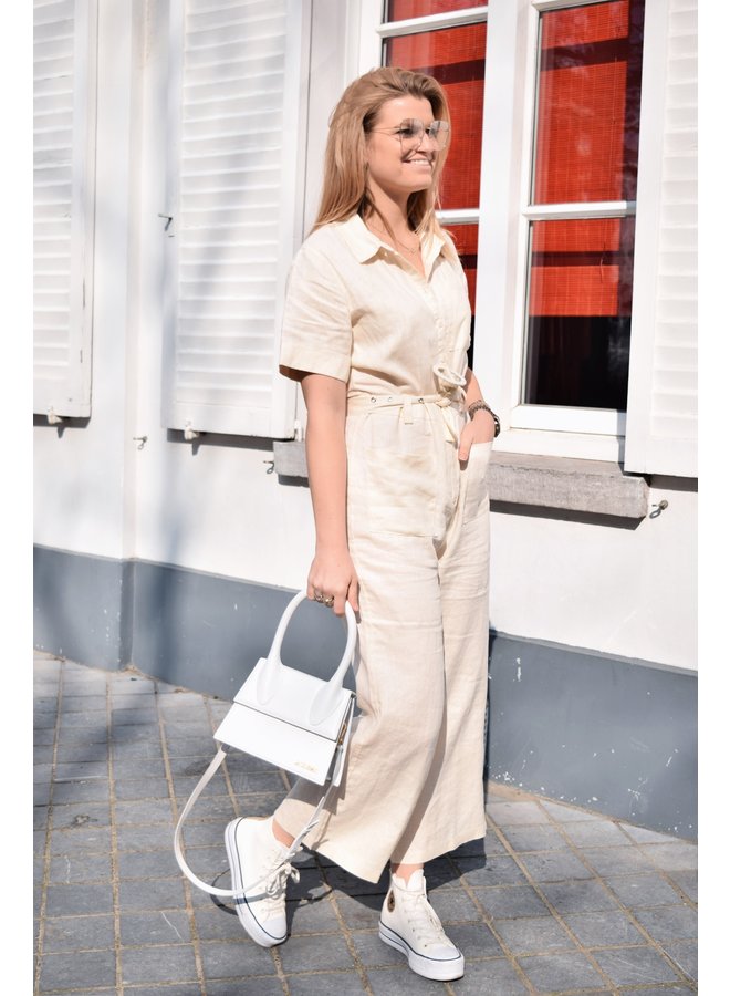 LINEN JUMPSUIT