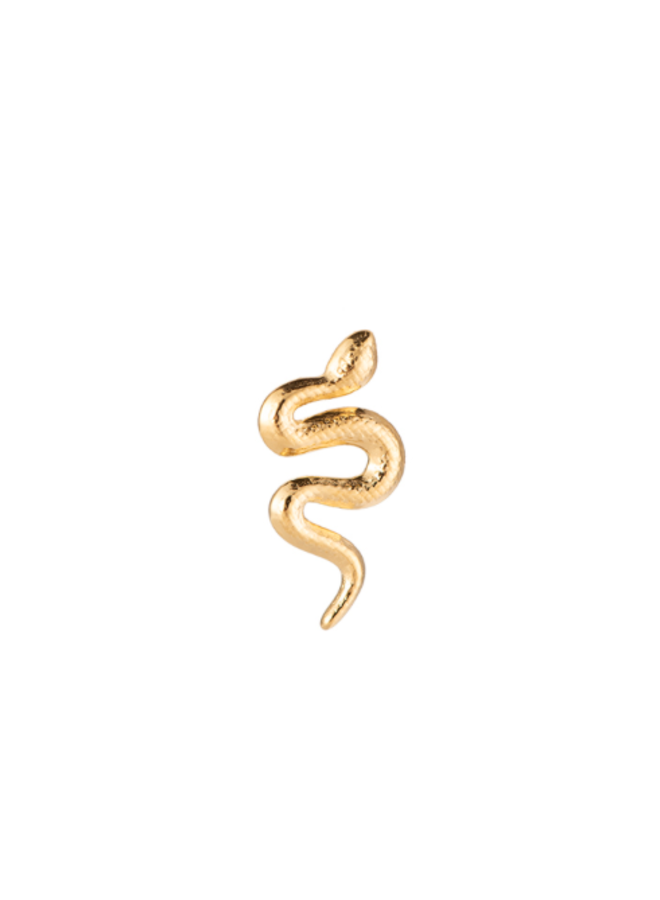 WHIRLING SNAKE STAINLESS STEEL EARRING