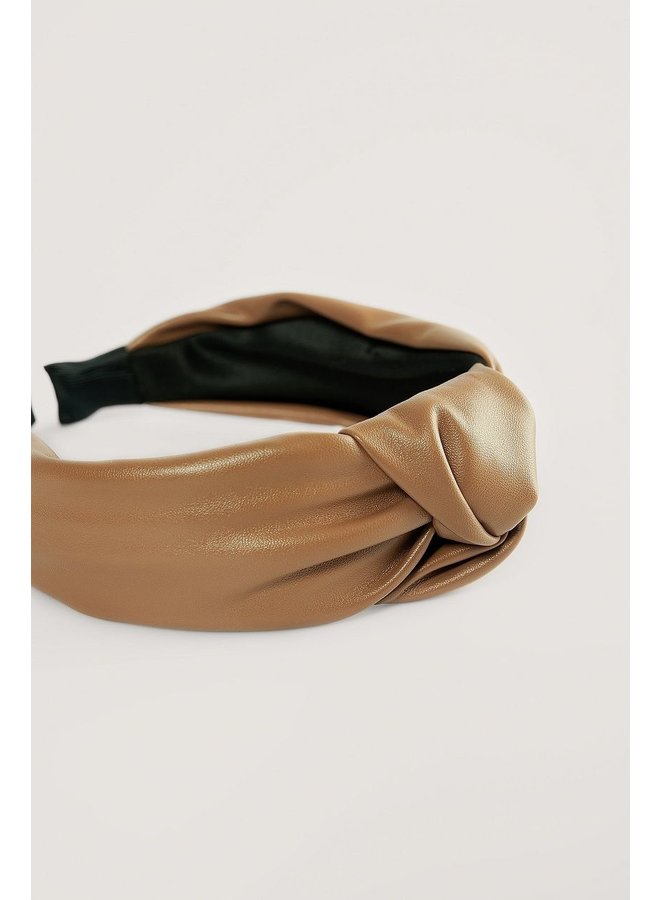 FAUX LEATHER HEAD BAND