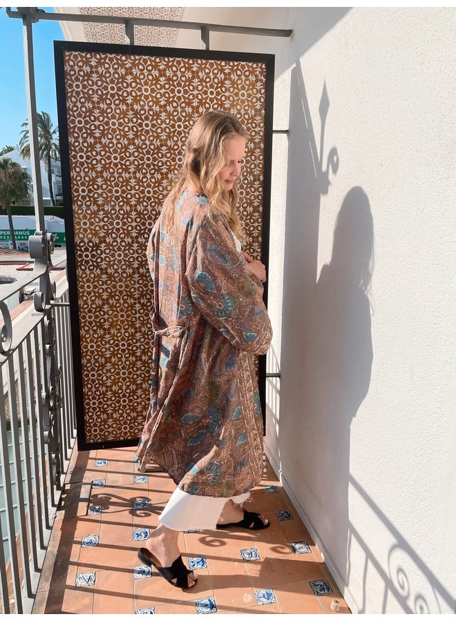 THULINE KIMONO PASTEL SAND