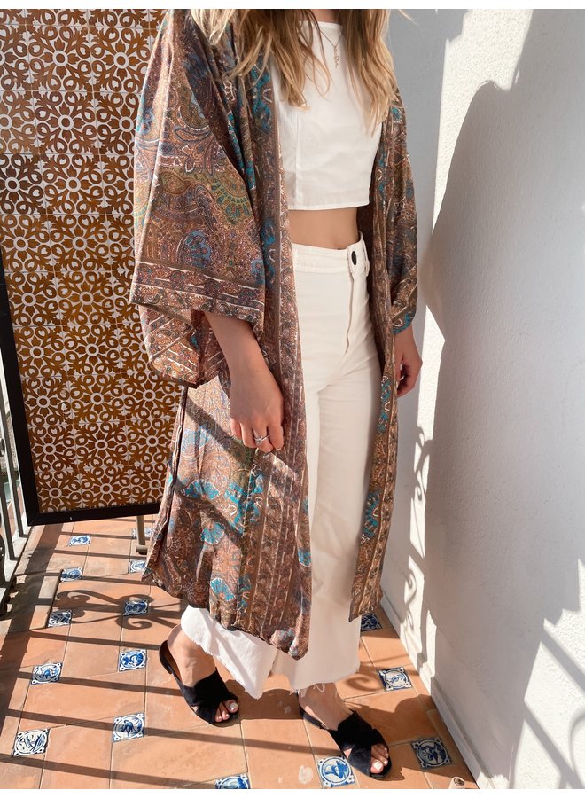 THULINE KIMONO PASTEL SAND