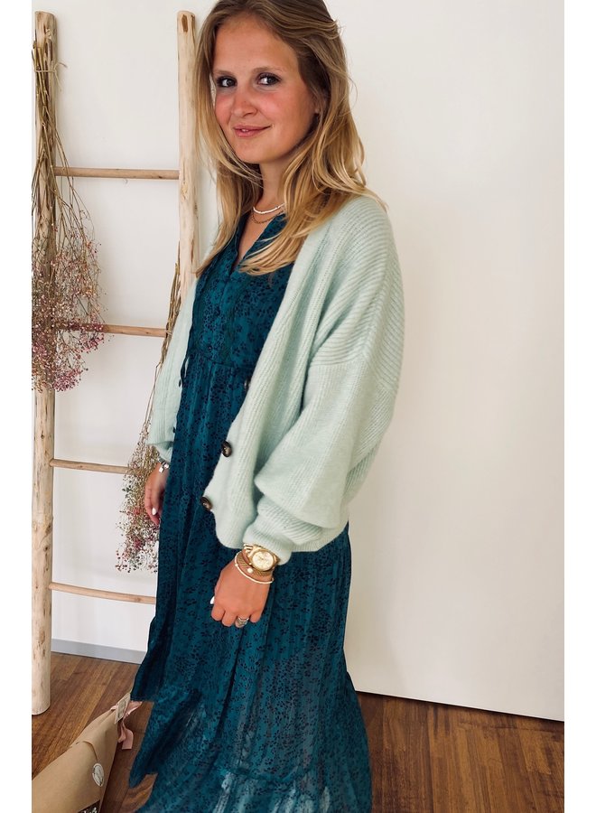 LE TREND - LUNA CARDIGAN MINT