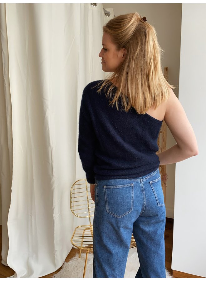 LE TREND - AXELLE JUMPER DARK BLUE