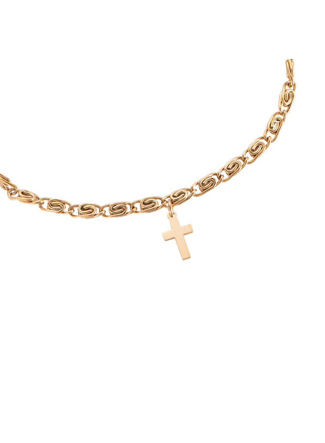 LEA CROSS BRACELET