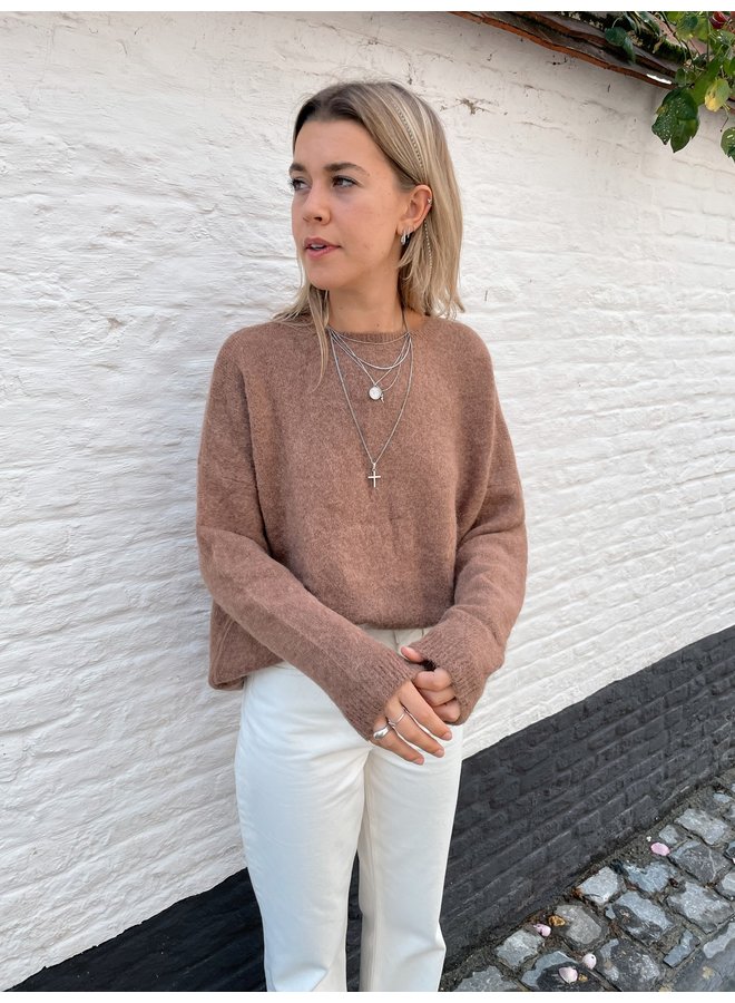 LE TREND - ELLE KNIT BROWN