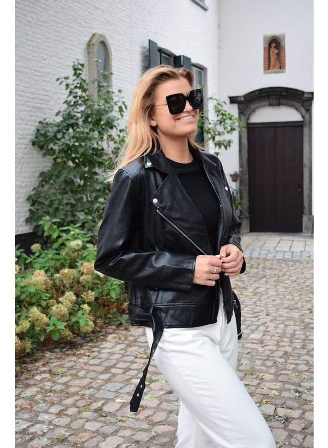 TOVE PU BIKER JACKET