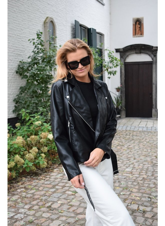 TOVE PU BIKER JACKET