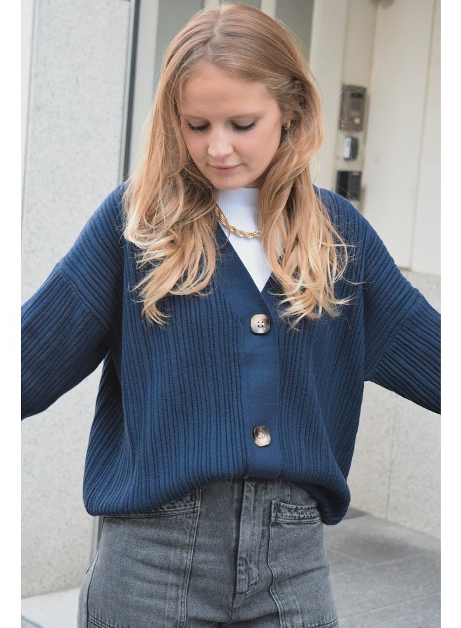 LAMBINA KNIT DARK BLUE