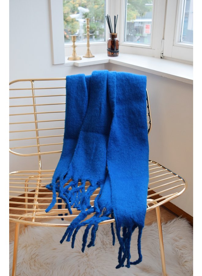 RAPHAELLE SCARF COBALT BLUE