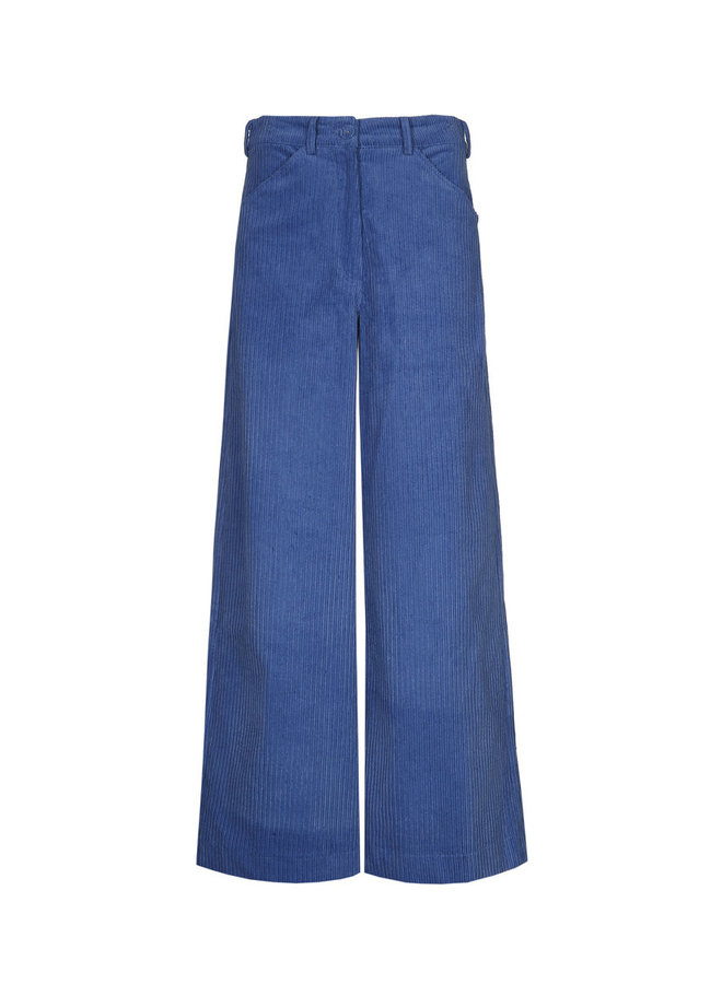 PILAR CORDUROY TROUSERS MIDNIGHT BLUE