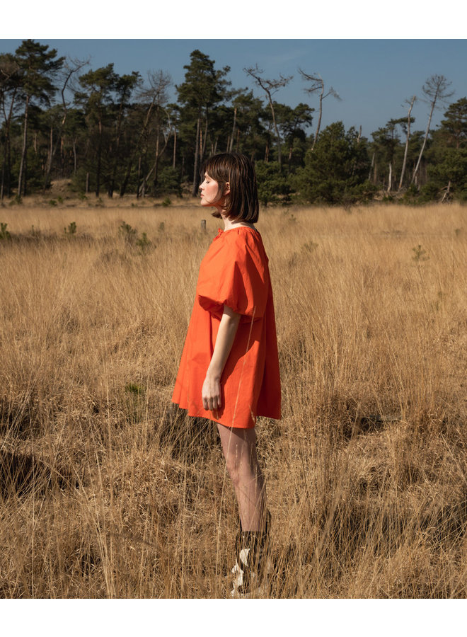 ODETTE DRESS BRIGHT ORANGE