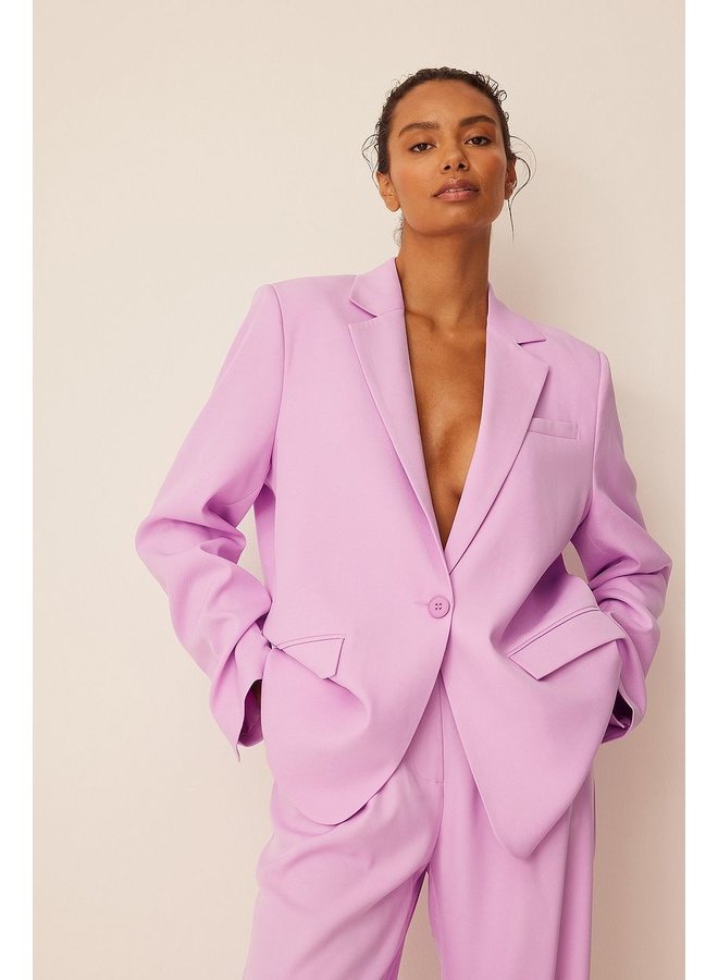 OVERSIZED BLAZER LIGHT PINK