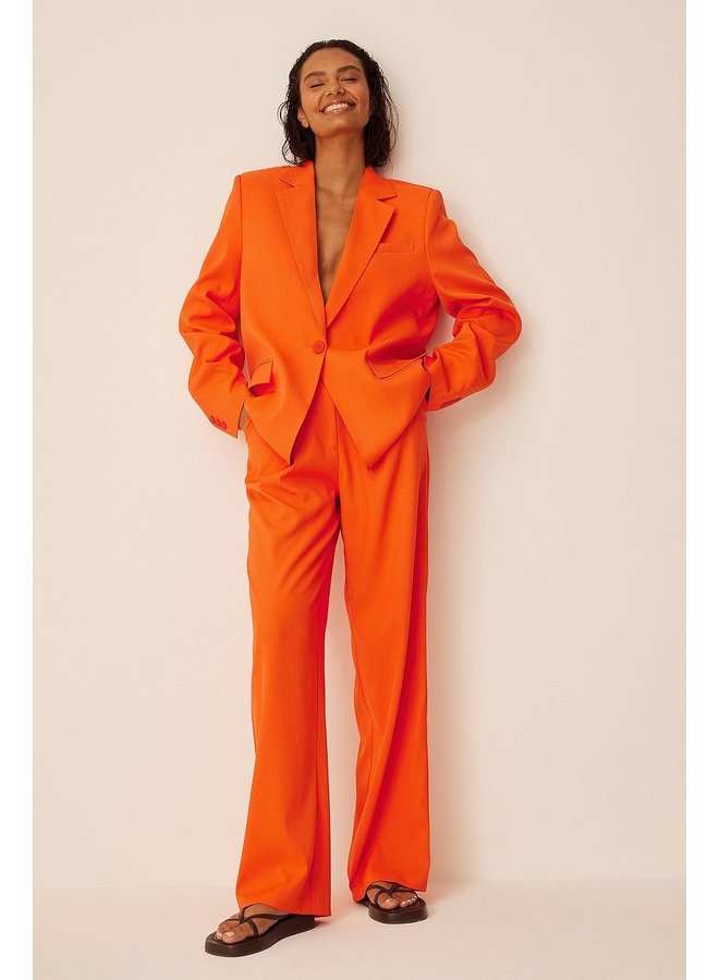 SUIT TROUSERS ORANGE