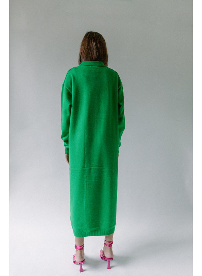 KNITTED DRESS PAULINA GREEN