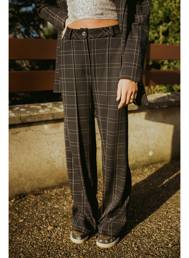 NORTH TROUSERS CHECKERED BLUE