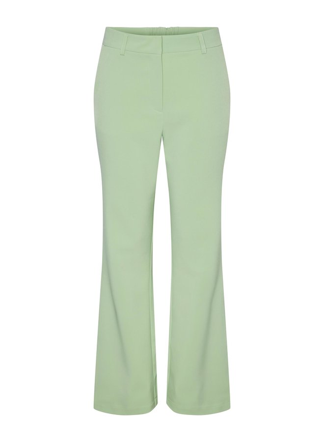 YASVALA FLARED PANTS QUIET GREEN