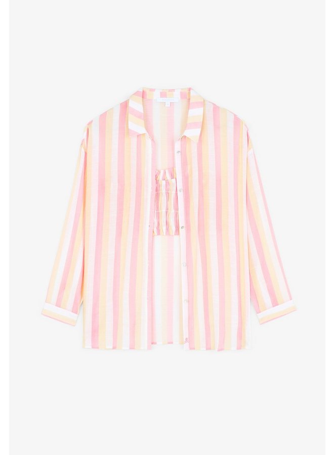 COLOR STRIPES SET SHIRT