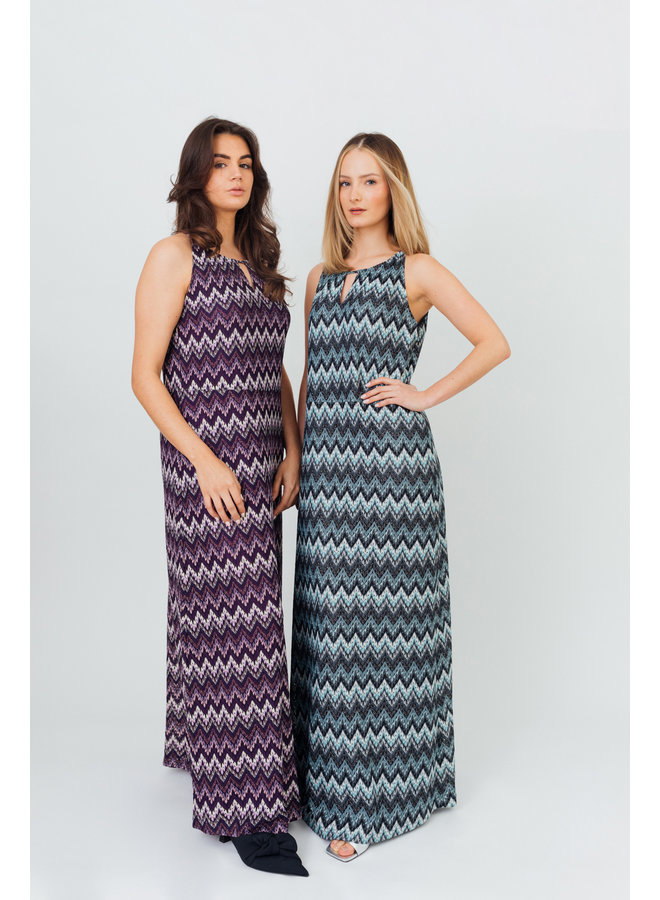 GLORIA MAXI DRESS OCEAN BLUE