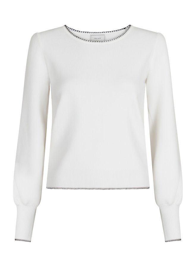 GRACIE STITCH KNIT BLOUSE - LE TREND